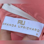 Amanda Uprichard  Delilah coral  Off Shoulder Silk Dress medium Photo 9