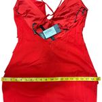 NWT Club L Red Ruffle Plunge Maxi Dress US 4 Holiday Party Wedding Formal Sexy Photo 7