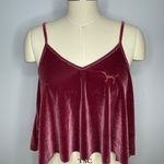 Victoria's Secret PINK Crushed Velvet Swing Crop Tank Top- Size XS Photo 1