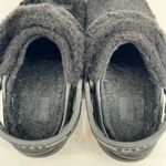 Crocs Women's Classic faux Fur Sure Clogs Roomy Fit Black slide on women size 7 Photo 2