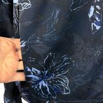 Columbia Large Weekend Adventure Top Pullover Floral Stretch Long Sleeve Navy Photo 3