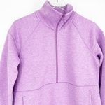 L.L.Bean FlexForward 1/2 Zip Quilted Pullover S Purple Photo 3