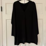 Universal Standard  Clean Column Tunic Black Size Medium Plus‎ Size 2X 18-20 Top Photo 2