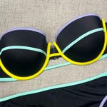 Victoria's Secret Victoria’s Secret Black Bikini Flirt Bandeau Strapless Set 2PC Swimsuit Photo 3