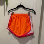 Nike Dri-Fit Women's Running Shorts Neon Orange Pink Lined Size XS 3" inseam Photo 1