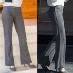 Betabrand Classic Dress Yoga Pants in Shimmering Charcoal Medium EUC Photo 5