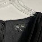 Tahari Black Slinky No-Iron Drape Neck Pencil Skirt Career Professional Dress 8 Photo 4