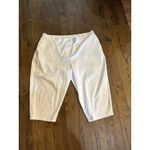 Eileen Fisher White Cropped Knit Pants Size 2X Photo 1