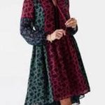 Matilda Jane Velvet Party Dress Multicolor Patterned Dress sz s XS Photo 0