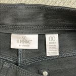 Chico's  Ponte knit So Slimming Jeggings Black Solid Stretch Pants, Size 2 short Photo 7