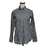 J.Crew  Classic-Fit Boy Shirt in Crinkle Gingham Black White Check 00 Preppy Photo 1