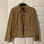 Style & Co  Petite Women Jacket excellent condition genuine leather tan color Photo 0