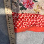 World Market Lounge Pants Womens S/M Tan Pink Coquette Romantic Tropical Floral Size M Photo 14