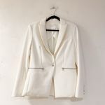 Veronica Beard  Iconic Scuba Dickey Blazer Jacket in Ivory Size 6 Photo 1