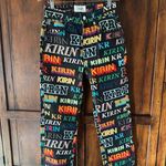 Kirin by Peggy Gou | Multicolor Typo Jeans Straight Leg Black Size 25 Photo 3