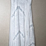 Giani Bernini  Elegant White and Gray Maxi Dress Photo 0