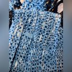 Ulla Johnson Noemi Blue Floral Wrap Dress size 4- Missing Belt Photo 5