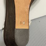 Cole Haan  SZ 8 White patent leather woven  Wedge Sandals Slingback Cork Gold Photo 9