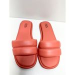 Nordstrom Rack Sandals Womens Size 6 Slip On Coral Slides Photo 3