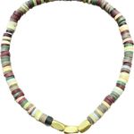 NWT handmade Maroon Multi Mini Heishi stretch bracelet Photo 0