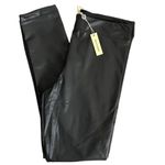 Max Studio  Black Women's Faux Leather High Waist-NWT Photo 1