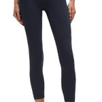 Lululemon Wunder Train High Rise Crop Tight 23" Leggings True Navy Blue Size 10 Photo 0