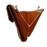 Dooney & Bourke Vintage Black AWL British Tan Trim W06 Large Credit Card Wallet Photo 6