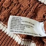 Universal Threads Universal Thread Knitted Sweater Rust/White Size Small Photo 12