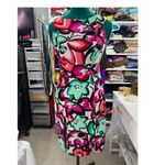 Sangria Sleeveless dress with vibrant floral! Photo 2