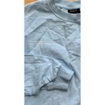 Bardot The Drawstring Sweater Medium Cropped Baby Blue Photo 9