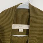 Loft Green Mock Neck Sweater Photo 6