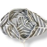 White + Warren Striped Drawstring Shorts Womens Size S Gray White Lounge Photo 9