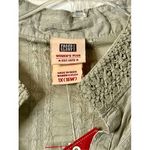 Faded Glory  Green Crochet Lace Beaded Tunic Top Blouse 1X(16W) Bohemian Casual Photo 1