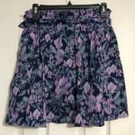 Old Navy paper bag ruffle abstract floral skirt women’s size 2 with belt Photo 6