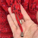 Free People EUC  Lolita Red Floral Top Size Small Photo 5