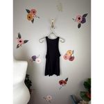 Free People Black Ribbed Long Beach Tank - Size - Medium Photo 2