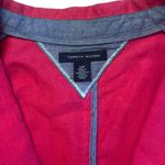 Tommy Hilfiger  Red Denim Blazer Photo 2