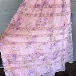 Lulus “Eden” Floral Sleeveless Chiffon Dress Photo 5