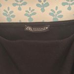 ZARA black cropped puff sleeve top Photo 3