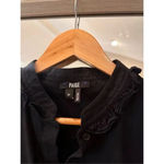 Paige  Button Down‎ Black Shirt Size Medium Photo 1