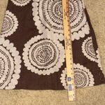 Boden‎ Brown linen Floral Print 3/4 Sleeve Tunic Dress boho US 6 Photo 11