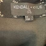 Kendall + Kylie  black patterned dress size L‎ Photo 2