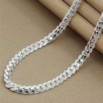 Elegant 925 sterling silver Necklace with gift box Photo 8