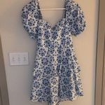 Show Me Your Mumu  Blue and White Floral Dress Photo 1