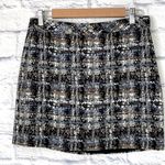 J.Crew  metallic tweed silk blend mini skirt 2 Photo 0