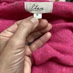 Elan  Pink V-Neck Sweater with Love Design Photo 2