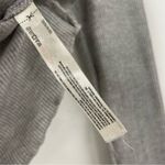 Free People Intimately Grey Ribbed Long Sleeve Cropped Henley Blouse Womens XS Photo 5