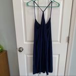 Loft  sleeveless blue dress large petite‎ Photo 2