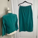 IC Collection‎ teal 3 piece skirt suit set size medium event church party Blue Photo 1