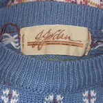 Vintage J Jordan Women’s Crewneck Acrylic Blend Sweater Size Small Blue Photo 2